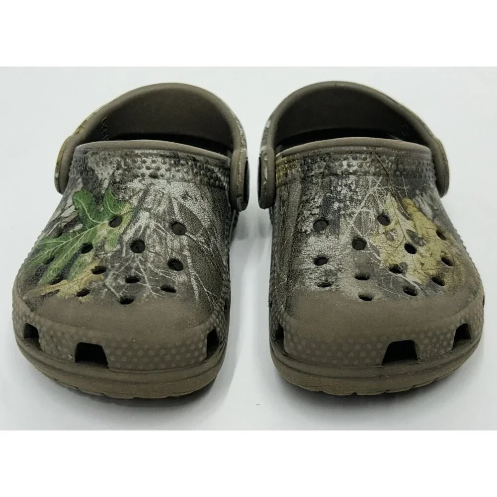 Crocs Classic Clogs Sandals Camo Outdoor Lightweight Baby Toddler Size C5